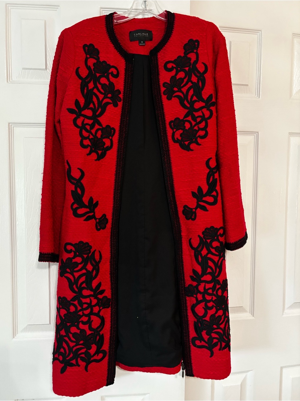 Carlisle collection women’s size 0 Red coat